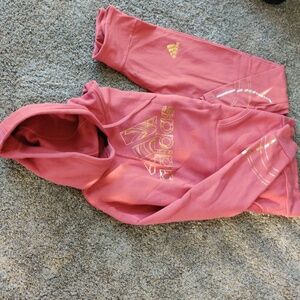 2 piece set! ADIDAS leggings and hoodie Holiday Lights set